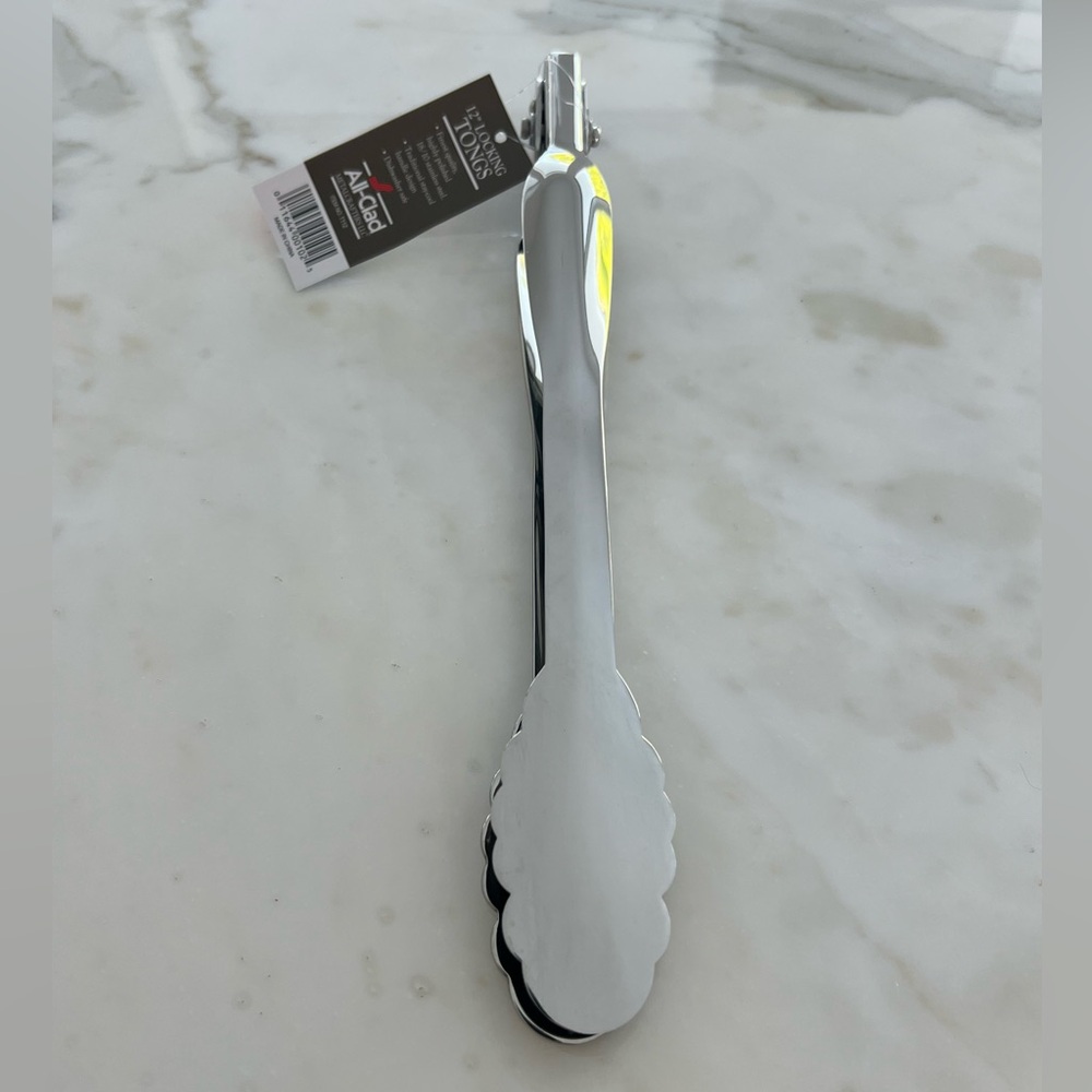 ALL-CLAD 12" STAINLESS STEEL 18/10 LOCKING TONGS